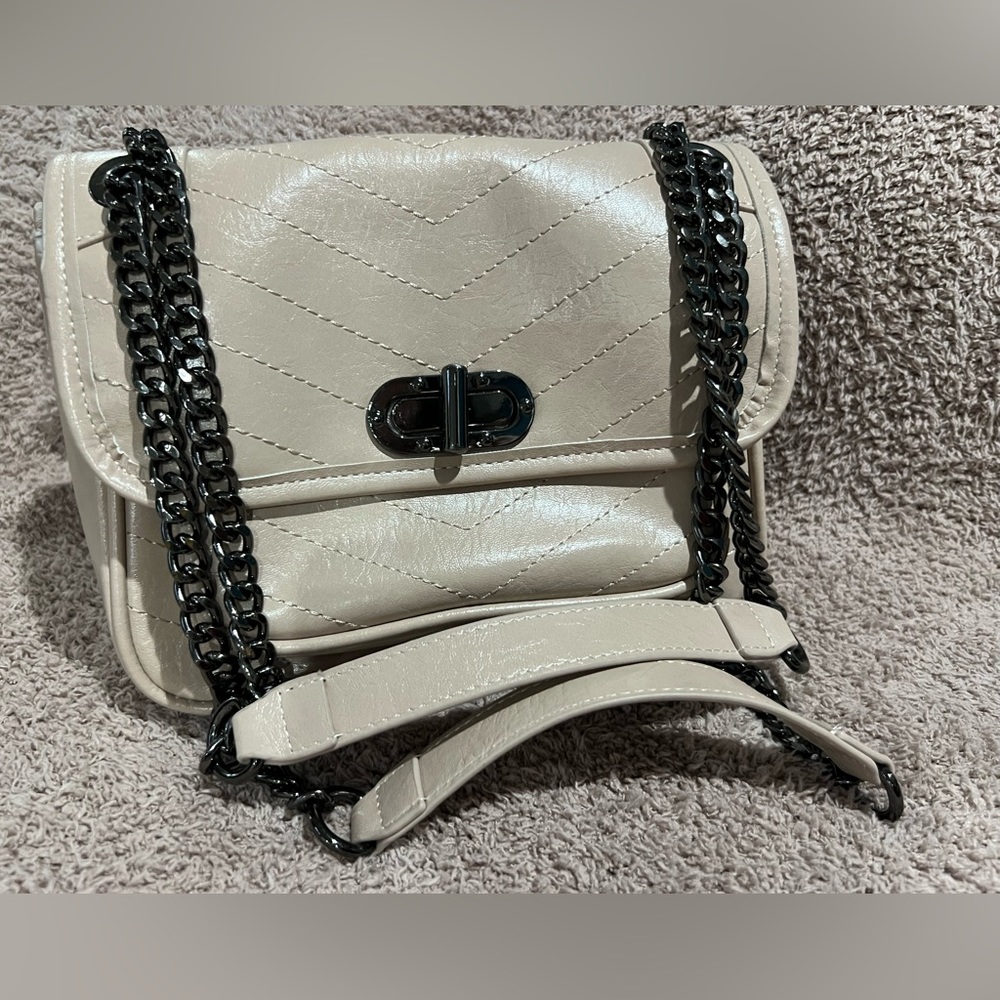 NWOT Autumnwell Cream Bag!